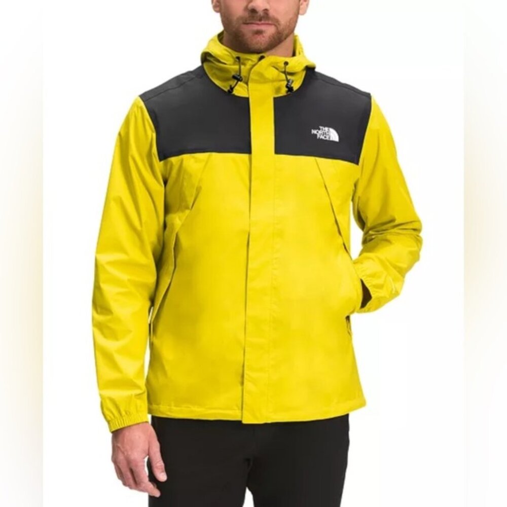 THE NORTH FACE Men's Antora Breathable Waterproof Rain Jacket Yellow/Black XL